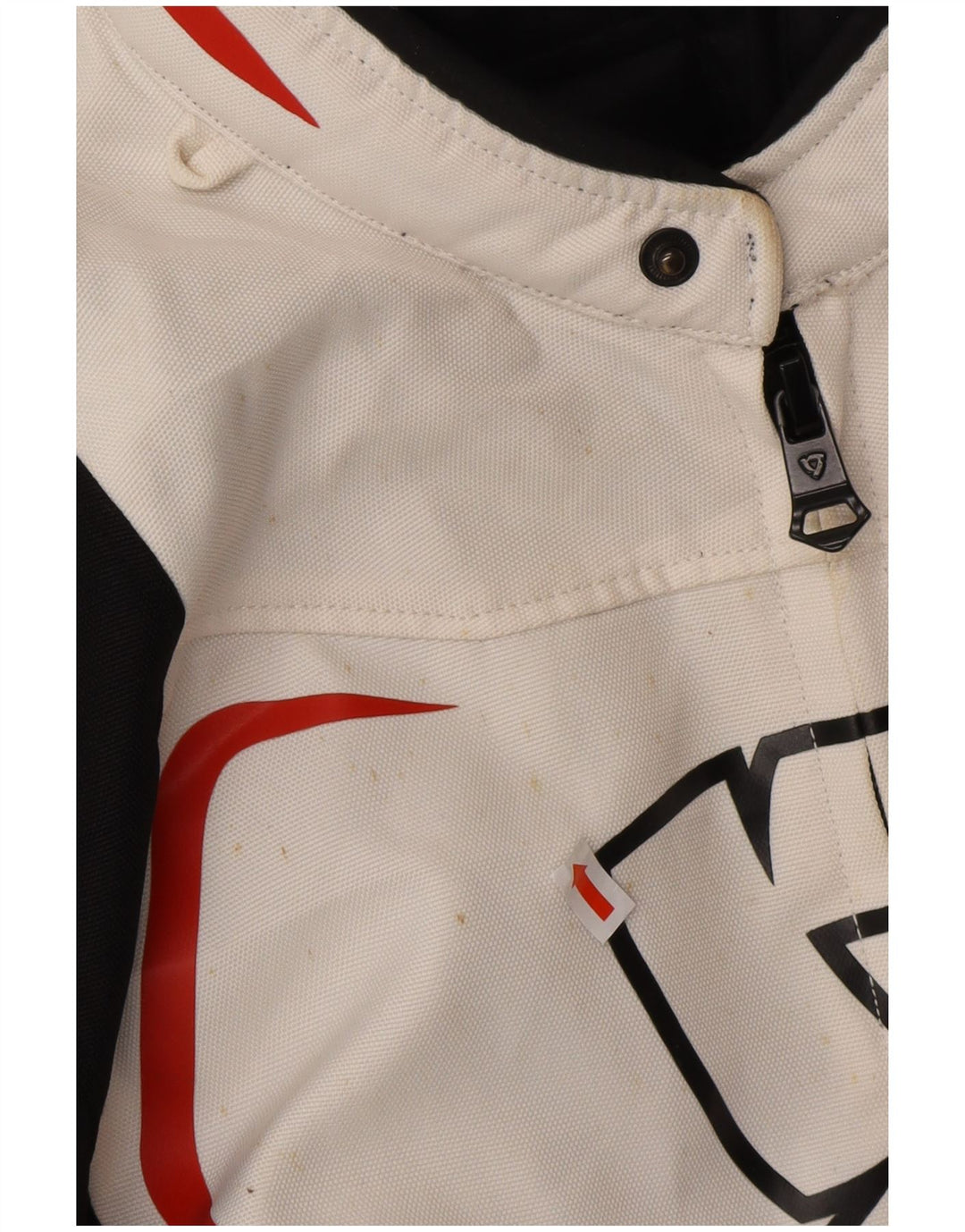 REV'IT Mens Biker Jacket UK 36 Small Off White Colourblock Motorcycle