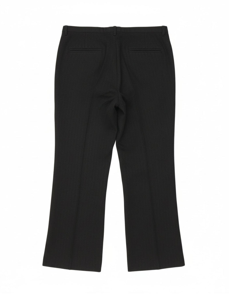 VINTAGE Womens Bootcut Chino Trousers W36 L27 Black Vintage Vintage and Second-Hand Vintage from Messina Hembry 