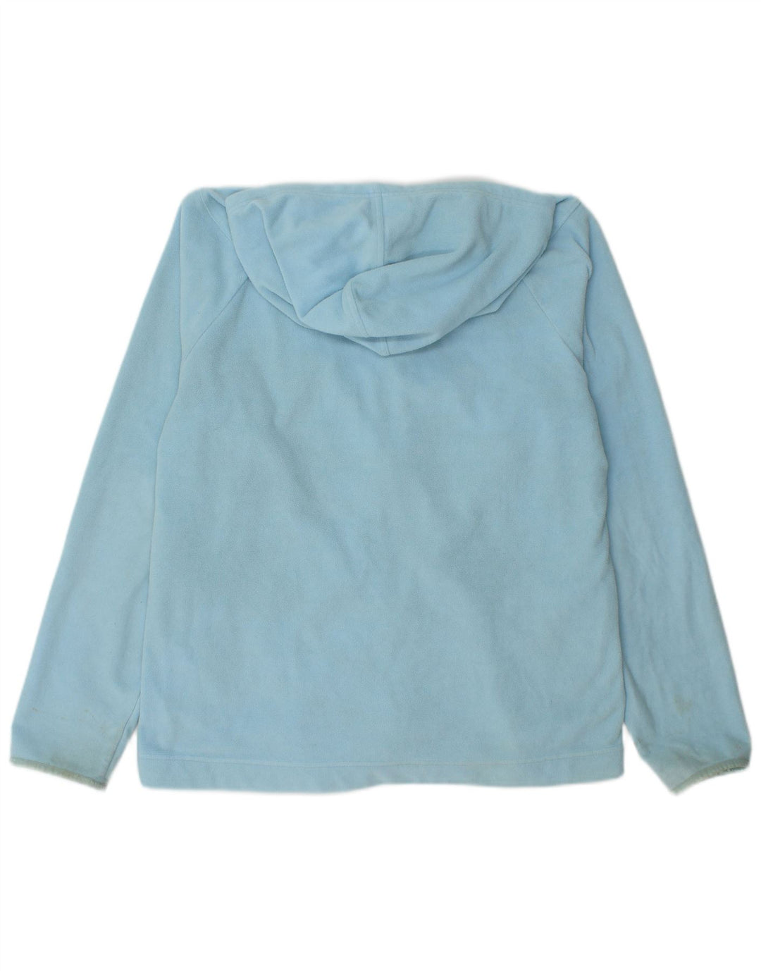 Reebok Womens Hooded Fleece Jacket UK 18 XL Blue Polyester