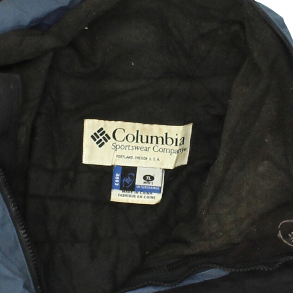 Columbia Double Whammy Mens Blue Coat | Vintage Outdoor Designer Activewear VTG | Vintage Messina Hembry | Thrift | Second-Hand Messina Hembry | Used Clothing | Messina Hembry 