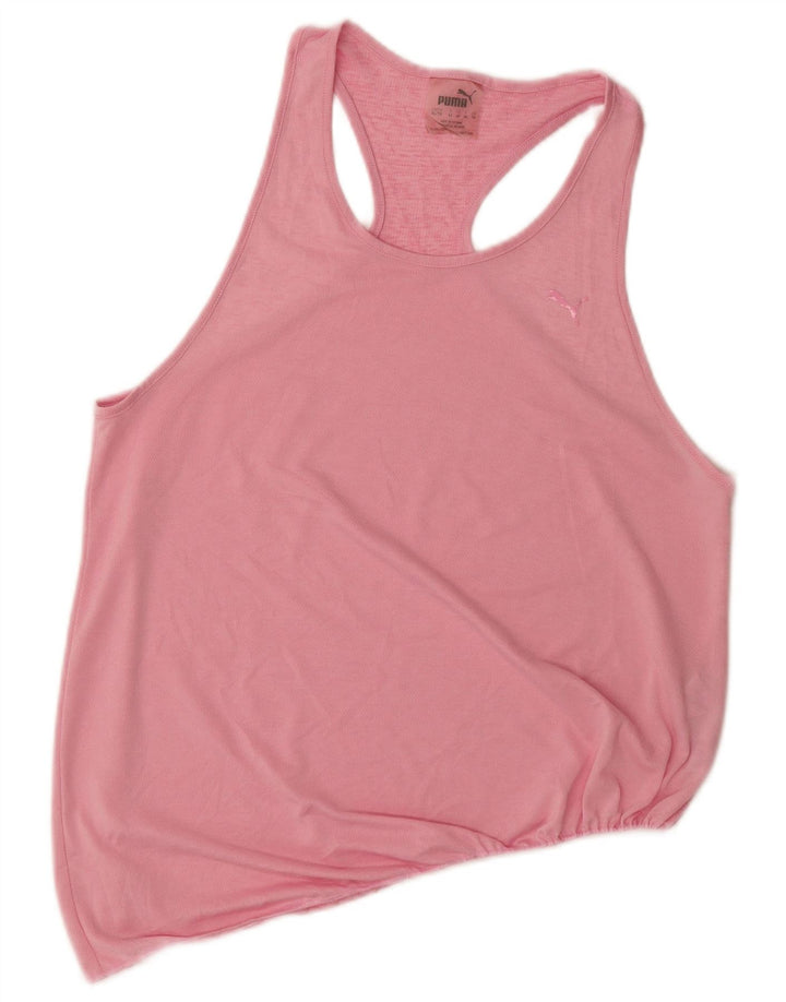 Puma Womens Vest Top UK 16 Large  Pink Polyester