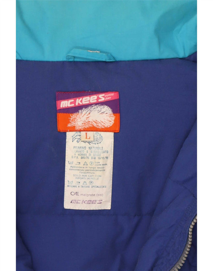 MC Kee's Mens Hooded Ski Jacket UK 40 Large Multicoloured Colourblock