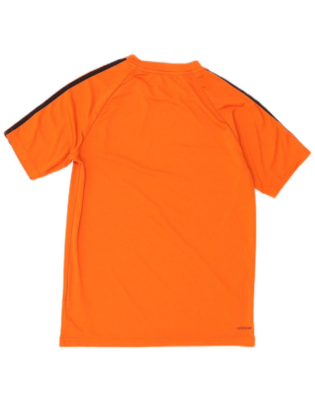 Adidas Boys Aeroready T-Shirt Top 13-14 Years Orange Polyester