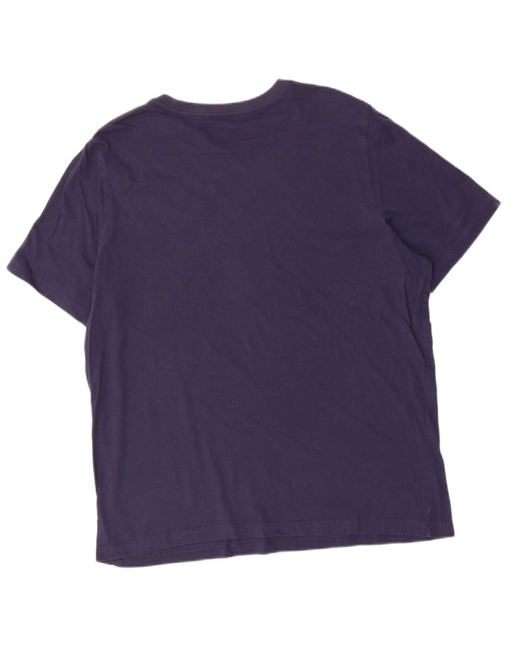 PUMA Mens Graphic T-Shirt Top XL Navy Blue