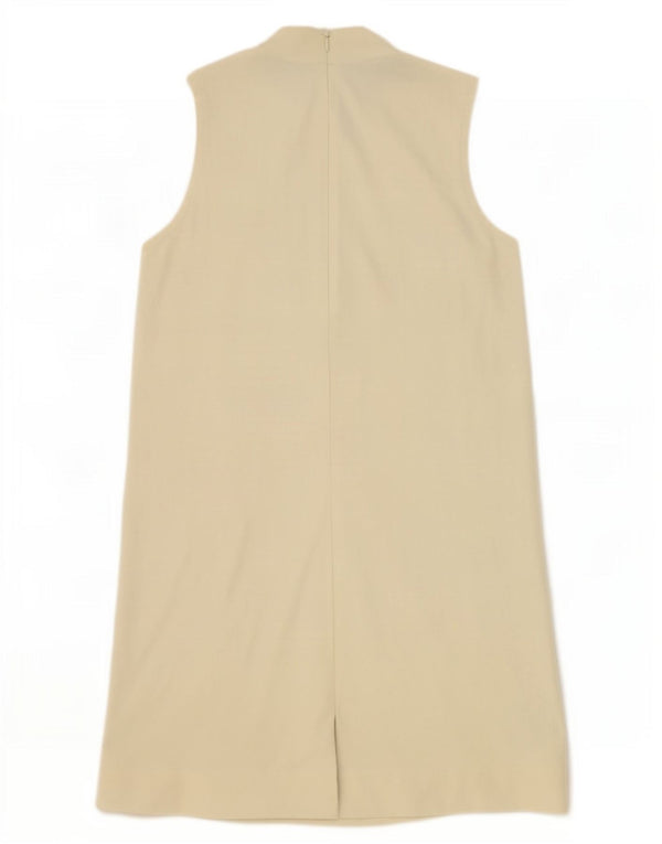 Nike Womens Sleeveless T-Shirt Dress UK 10 Small Yellow Cotton