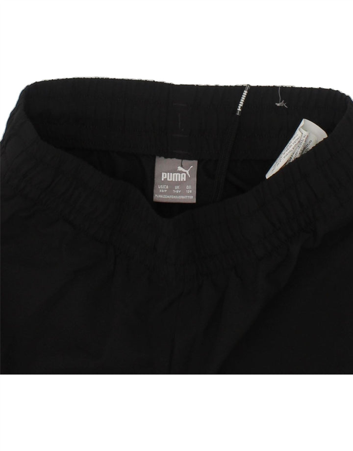 PUMA Boys Graphic Sport Shorts 7-8 Years  Black Colourblock Vintage Puma and Second-Hand Puma from Messina Hembry 
