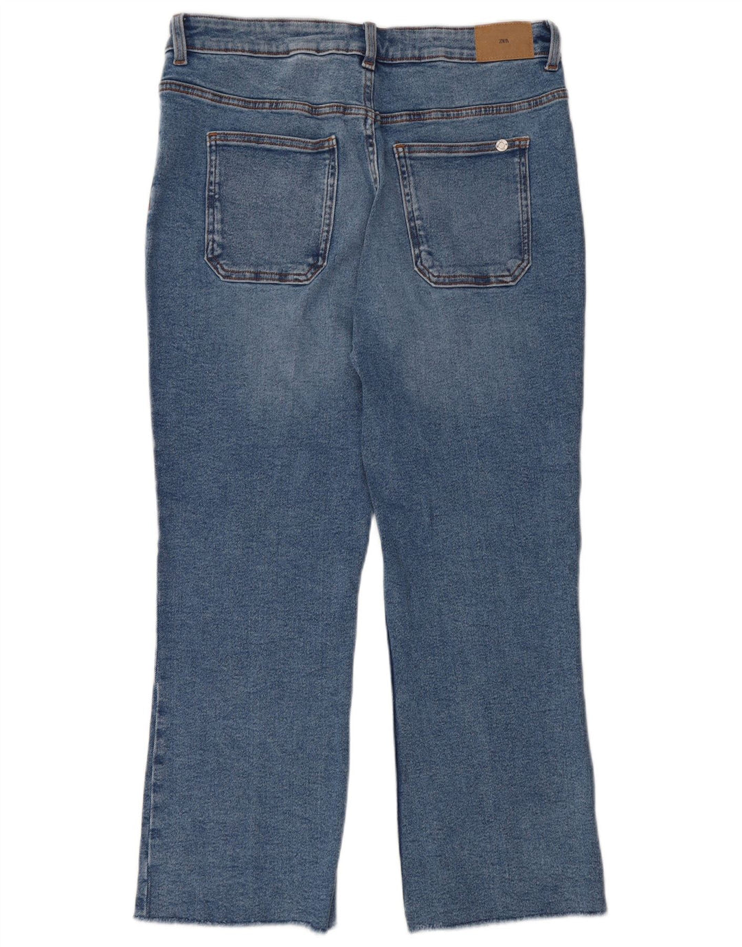 Zara Womens Straight Jeans EU 42 Large W32 L27 Blue