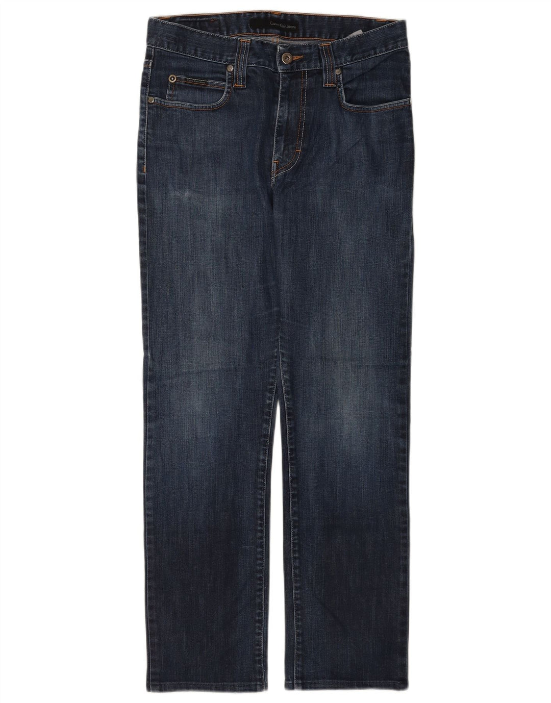 Calvin Klein Mens Larston Straight Jeans W30 L28 Navy Blue