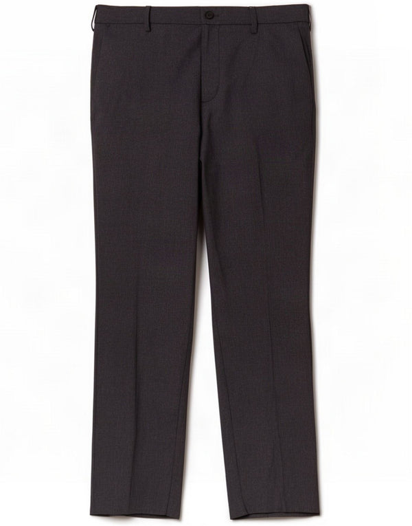 Marks & Spencer Mens Regular Fit Chino Trousers W34 L29 Grey Polyester