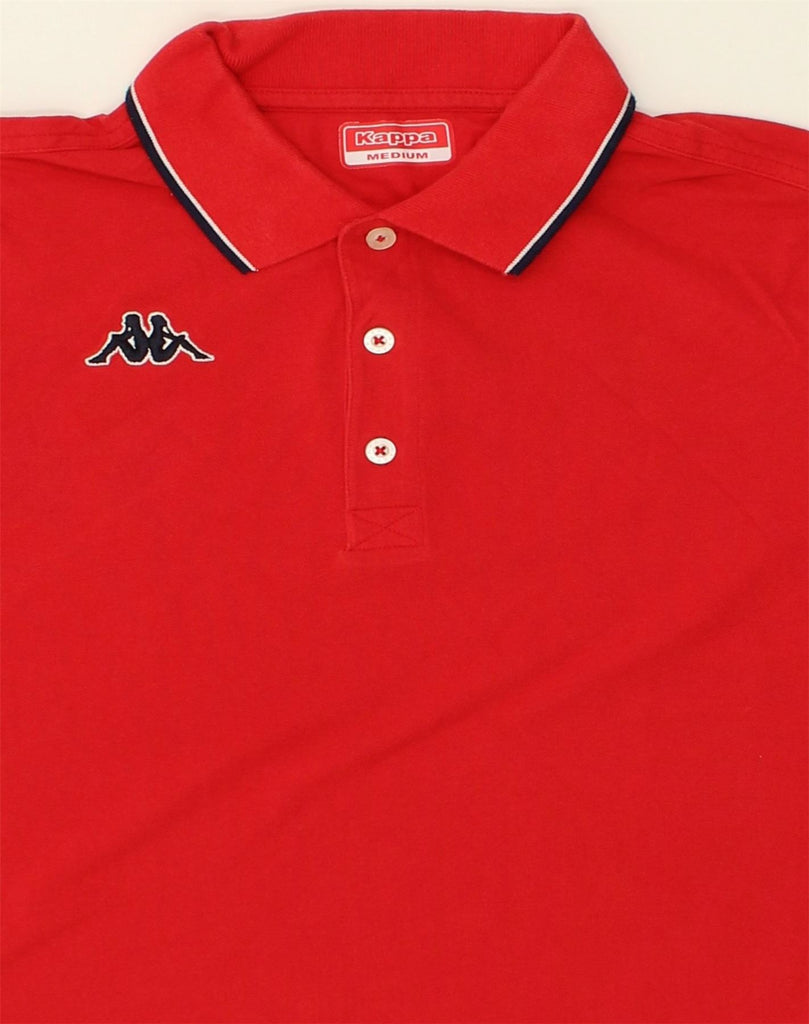 KAPPA Mens Polo Shirt Medium Red Cotton | Vintage Kappa | Thrift | Second-Hand Kappa | Used Clothing | Messina Hembry 