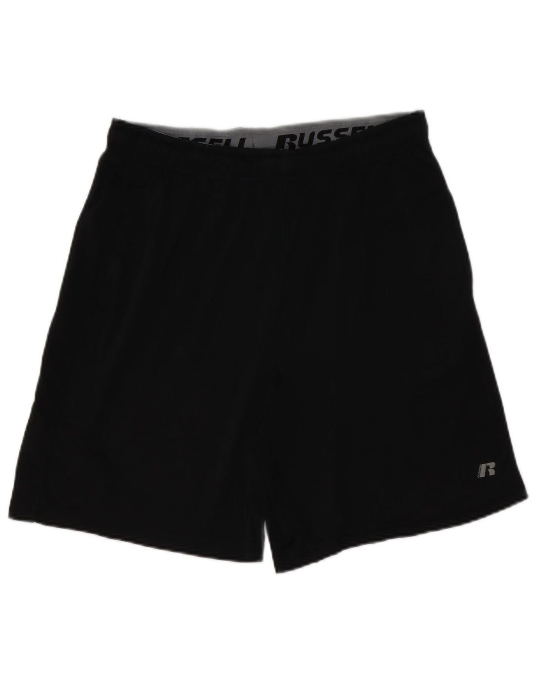 RUSSELL ATHLETIC Mens Dri-Power Sport Shorts Medium Black Polyester