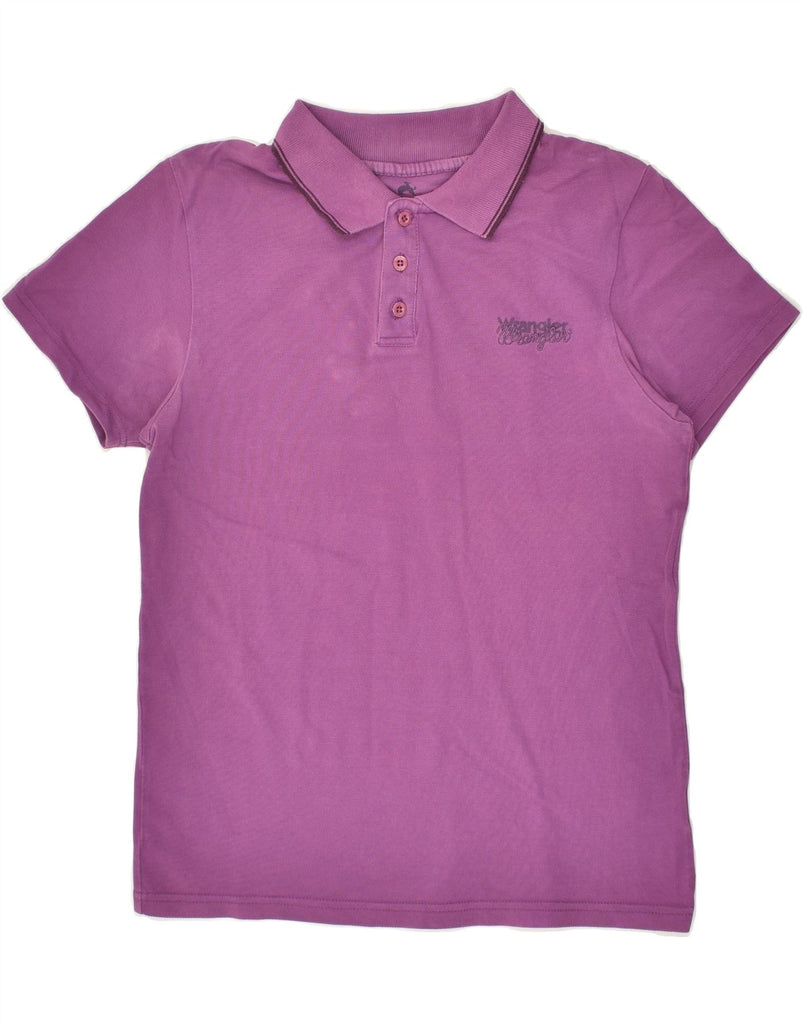 WRANGLER Mens Polo Shirt Small Purple Cotton | Vintage Wrangler | Thrift | Second-Hand Wrangler | Used Clothing | Messina Hembry 