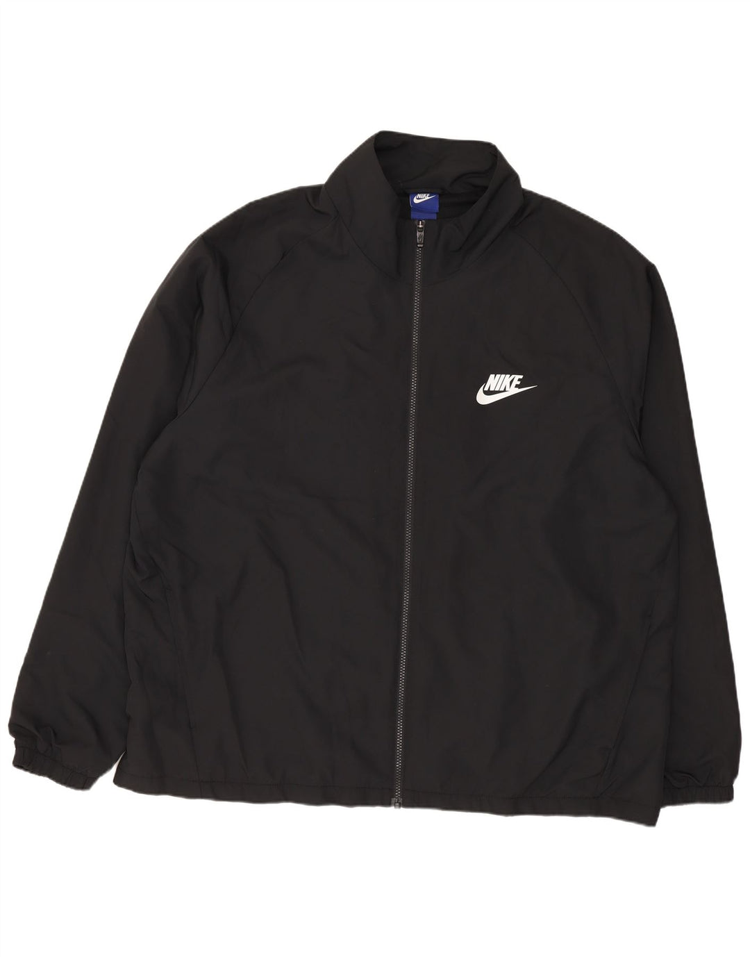 Nike Mens Tracksuit Top Jacket 2XL Black Polyester