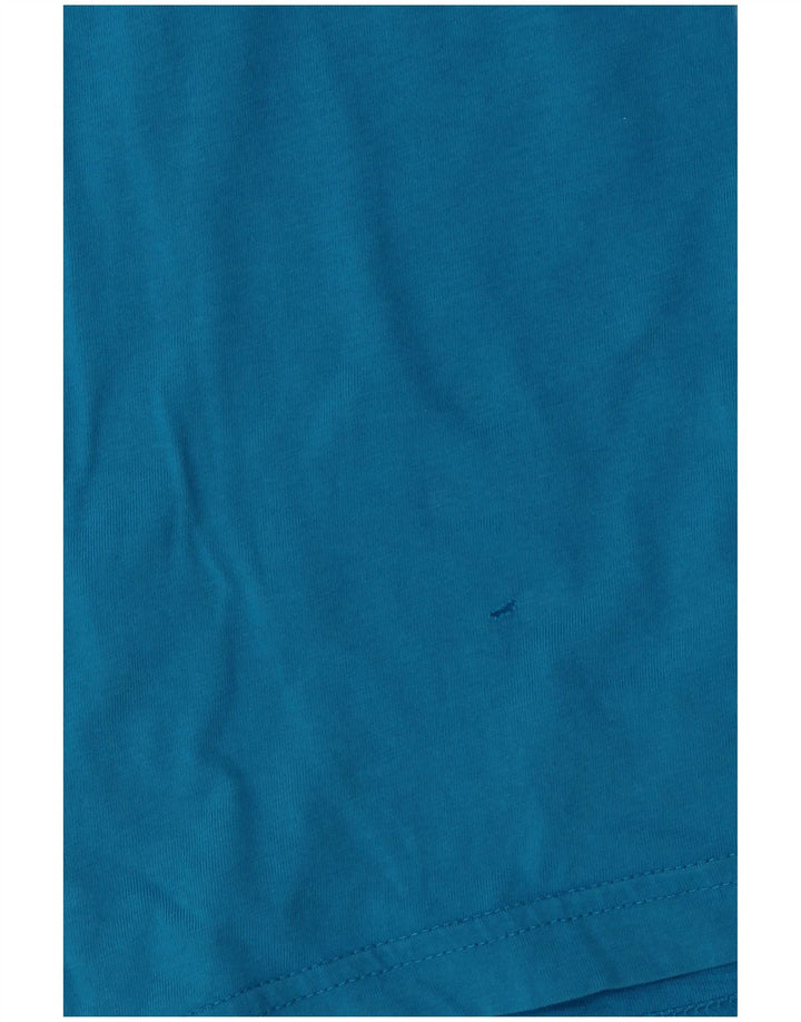 Puma Mens Graphic T-Shirt Top 2XL Blue Cotton