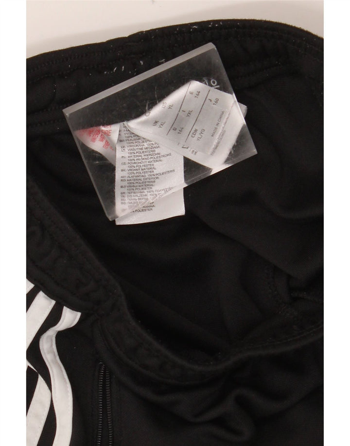 ADIDAS Boys Climacool Tracksuit Trousers 13-14 Years XL Black Colourblock