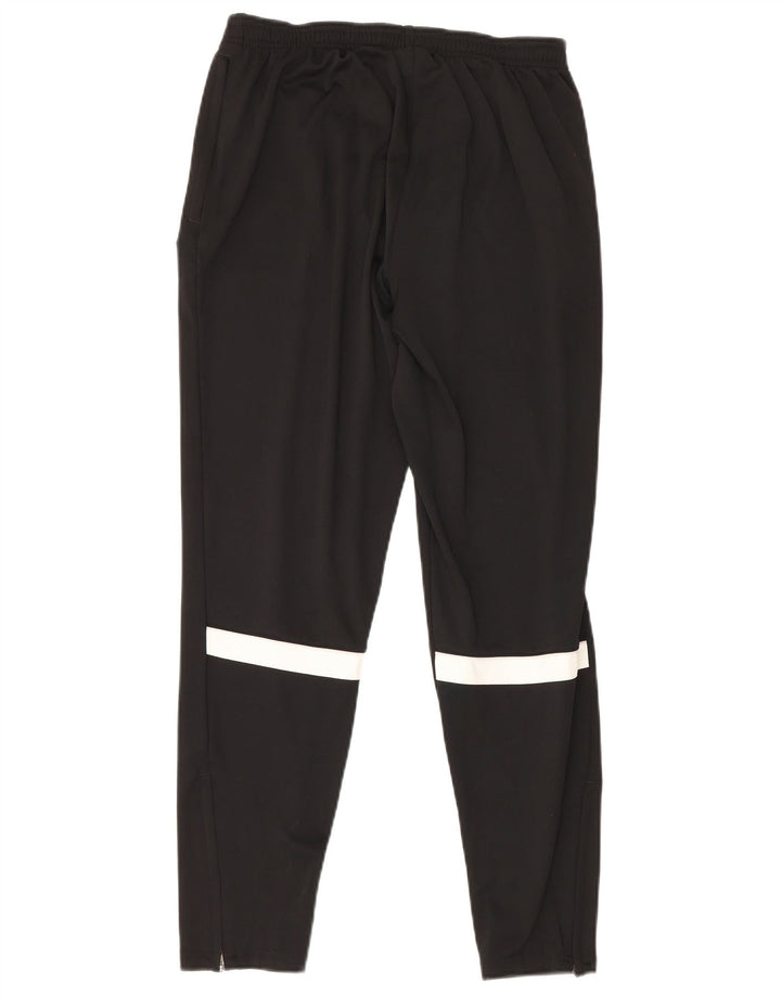 Nike Mens Dri Fit Tracksuit Trousers Large  Black Colourblock Polyester
