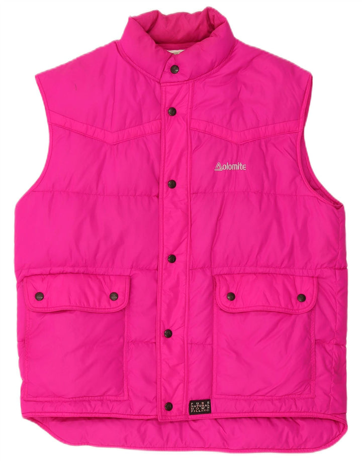 Dolomite Mens Padded Gilet UK 40 Large Pink