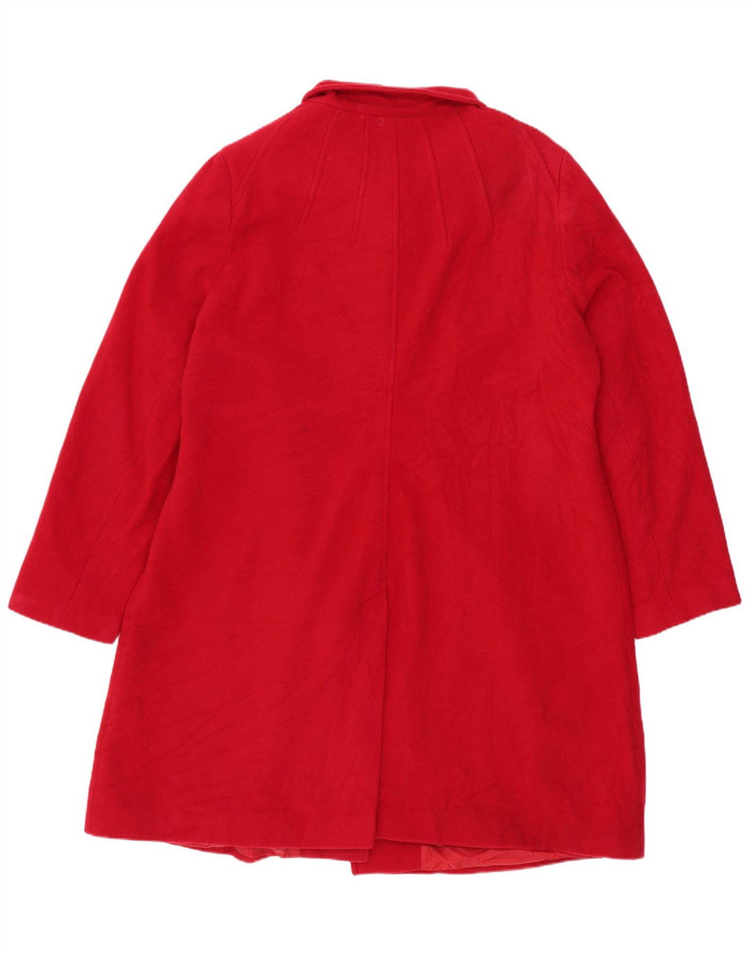 John Lewis Womens Overcoat UK 18 XL Red Wool
