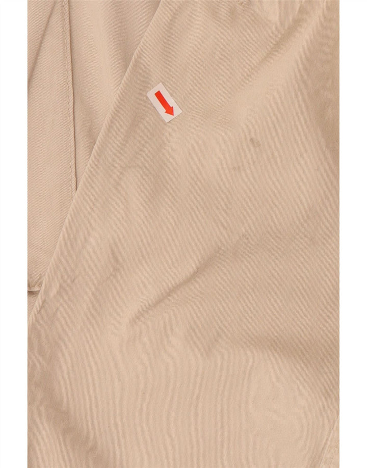 ZARA Mens Slim Cargo Trousers EU 40 Medium W31 L28 Beige Cotton