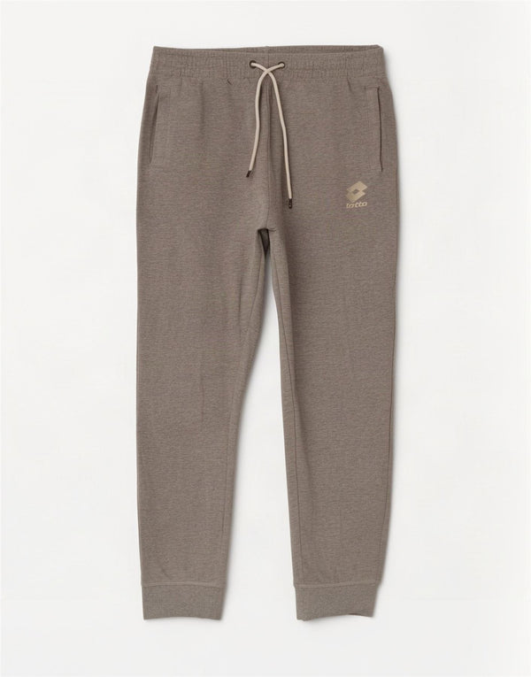 Lotto Mens Tracksuit Trousers Joggers XL Grey Cotton