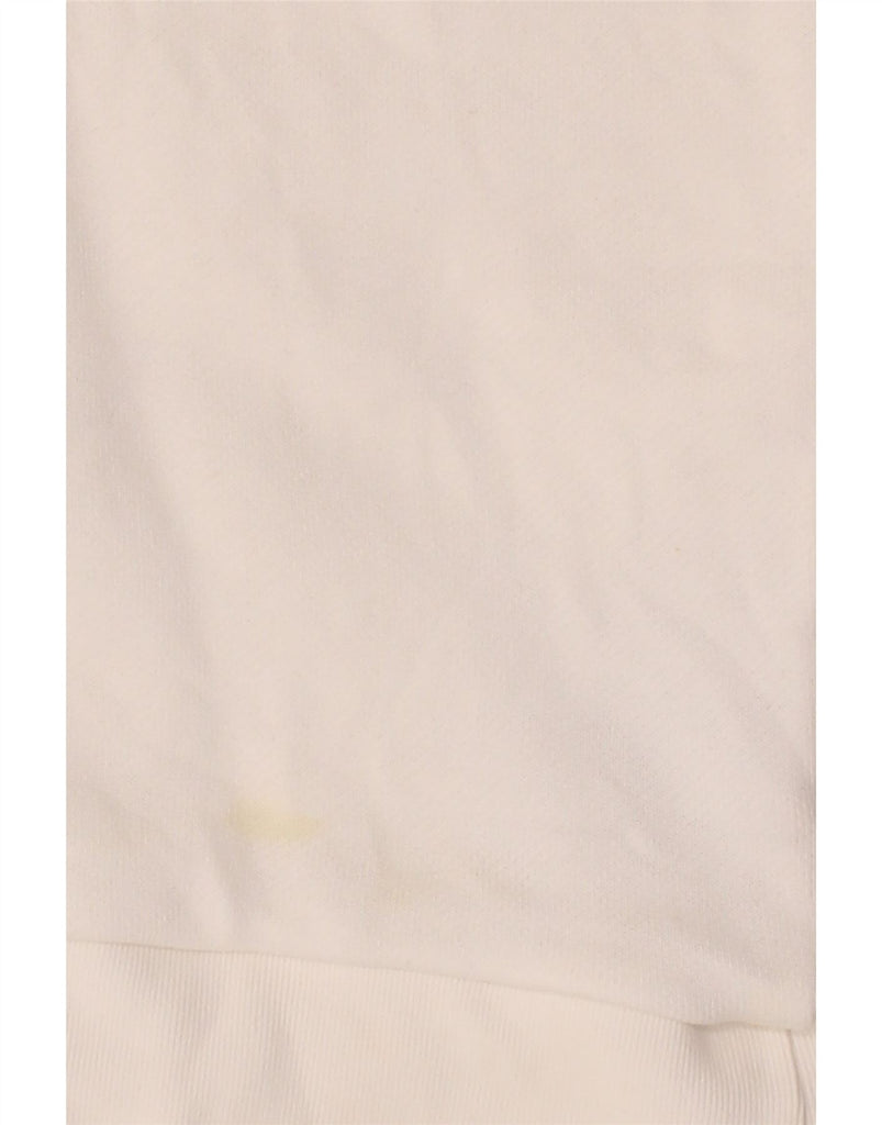 ADIDAS Mens Sweatshirt Jumper Large White Cotton Vintage Adidas and Second-Hand Adidas from Messina Hembry 