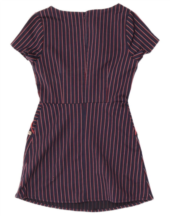 Tommy Hilfiger Girls Basic Dress 14-15 Years Navy Blue Striped