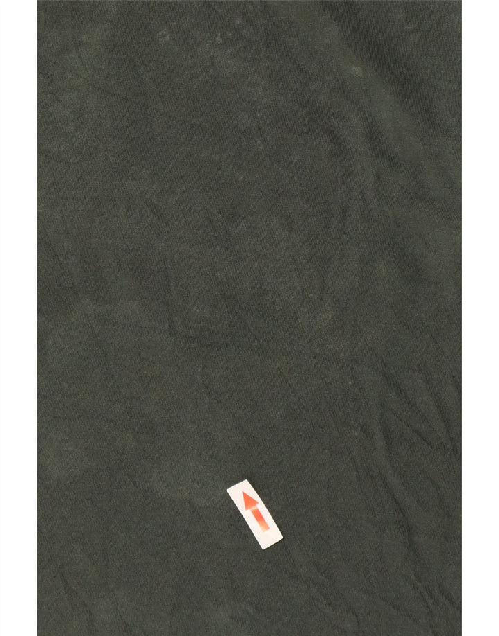 Jack & Jones Mens Graphic T-Shirt Top Medium Green Cotton
