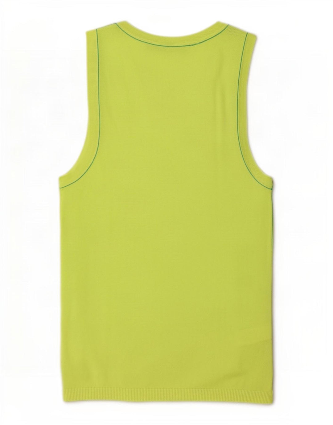 Zara Womens Vest Top UK 12 Medium Green Viscose