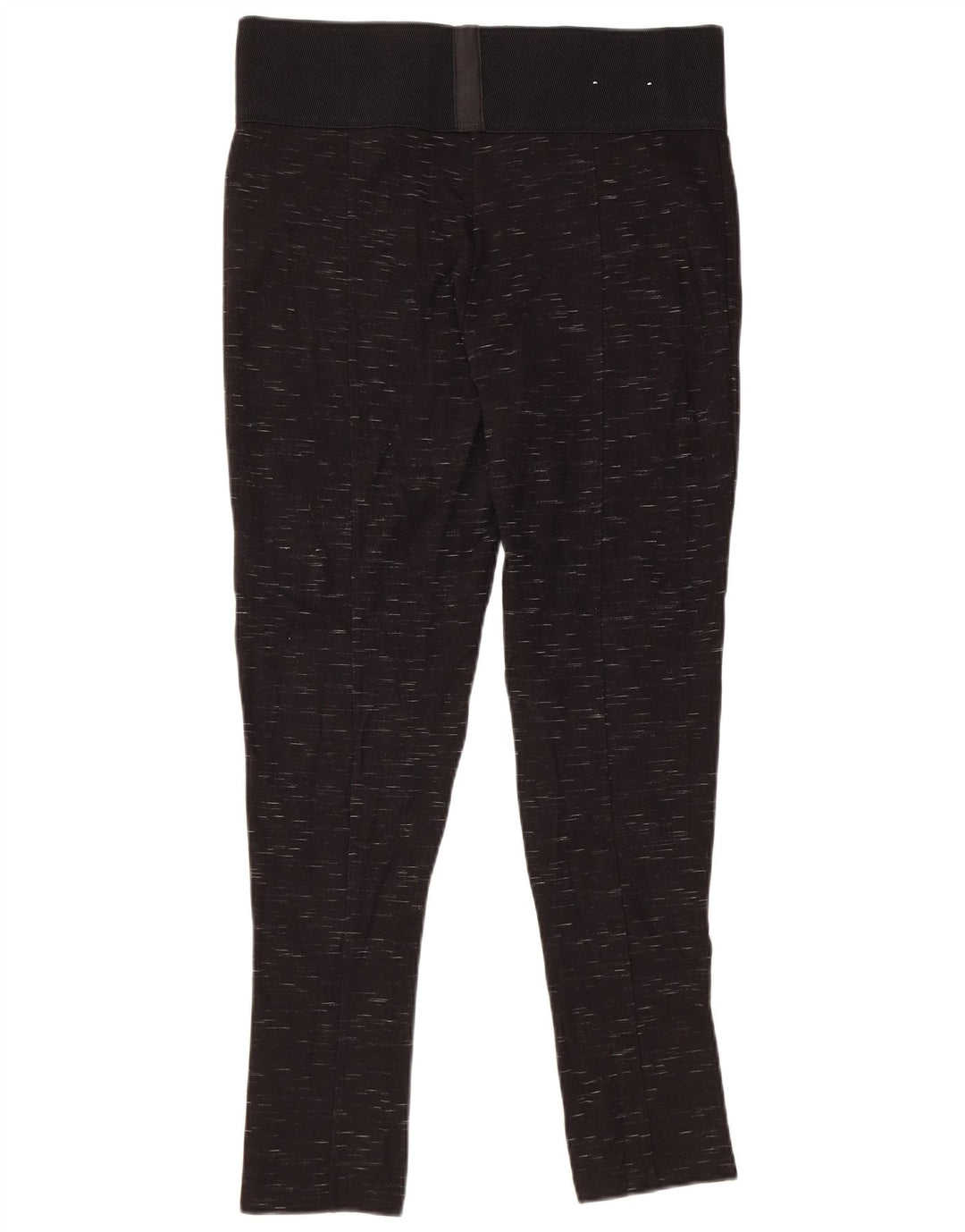 Calvin Klein Womens Leggings UK 14 Large  Black Flecked Rayon
