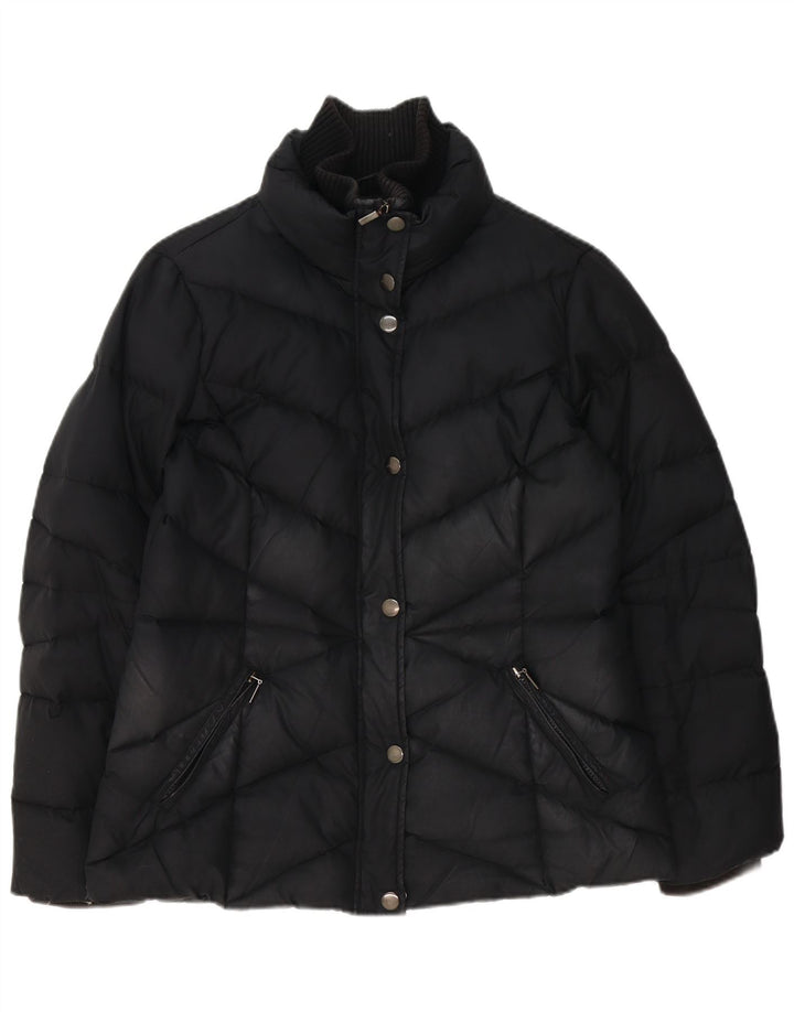 Esprit Womens Padded Jacket UK 16 Large Black Polyester