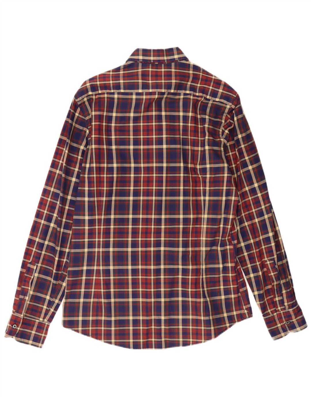 Massimo Dutti Mens Shirt Medium Multicoloured Check