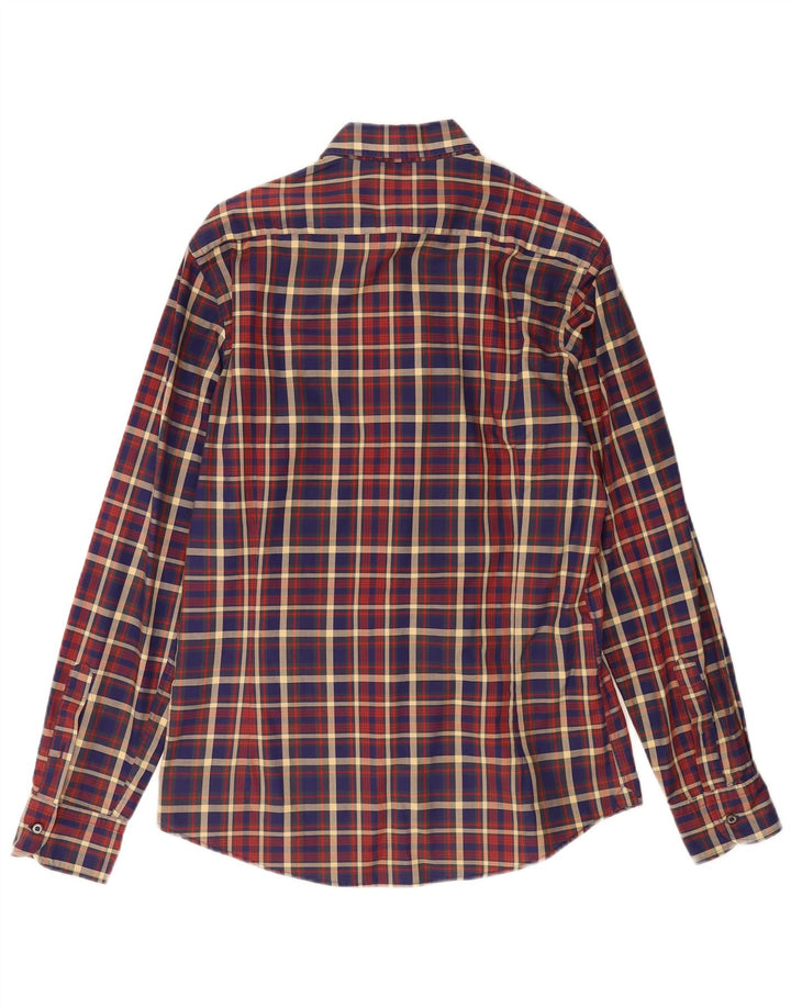 Massimo Dutti Mens Shirt Medium Multicoloured Check