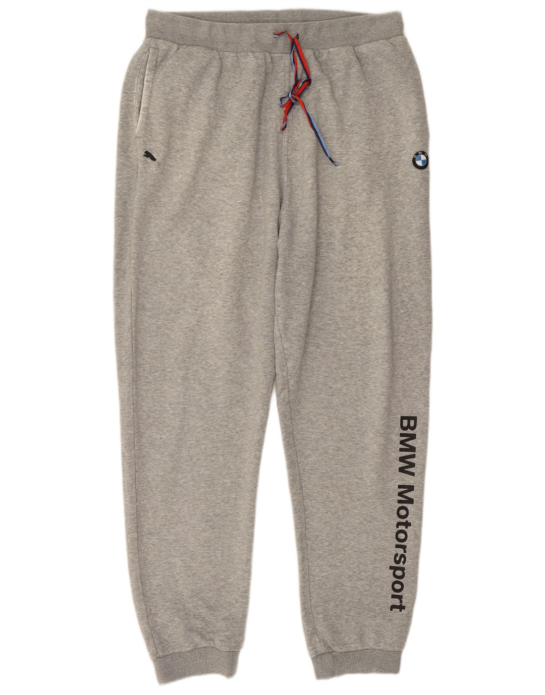 PUMA Mens BMW Motorsport Tracksuit Trousers Joggers XL  Grey Flecked