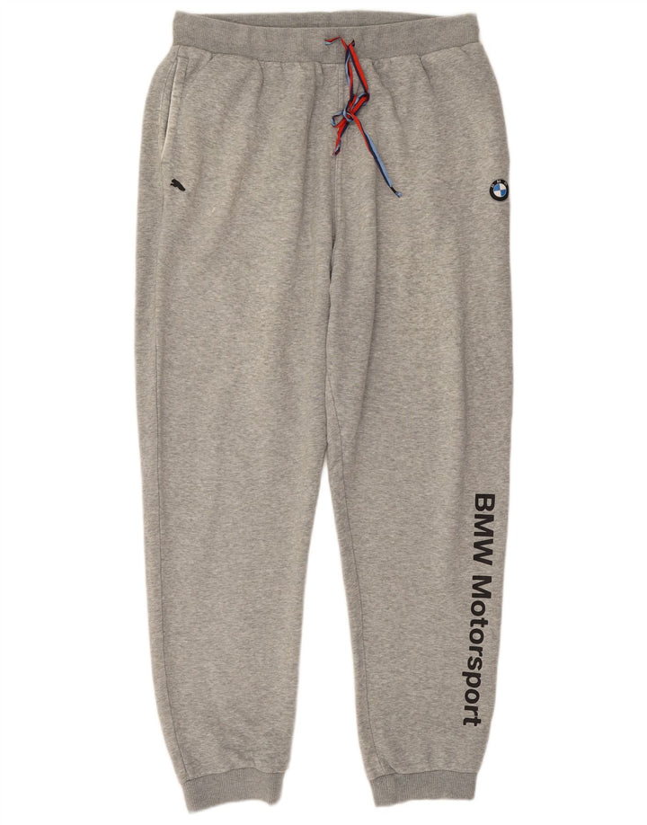 PUMA Mens BMW Motorsport Tracksuit Trousers Joggers XL  Grey Flecked