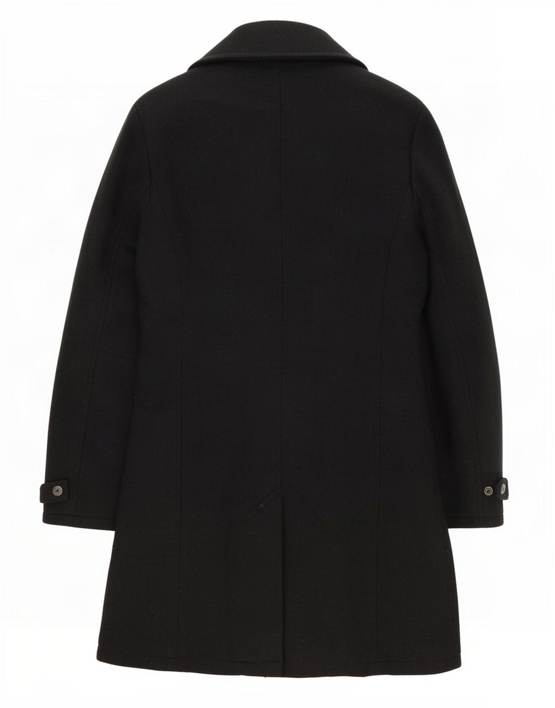 G-Star Womens Overcoat UK 14 Medium Black Wool