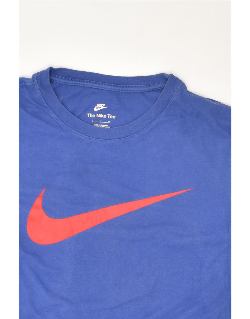 NIKE Mens The Nike Tee Graphic T-Shirt Top Small Blue Cotton | Vintage Nike | Thrift | Second-Hand Nike | Used Clothing | Messina Hembry 