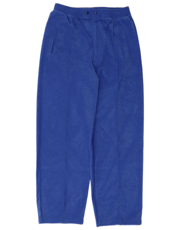 Vintage Mens Tracksuit Trousers IT 50 Large Blue Polyester