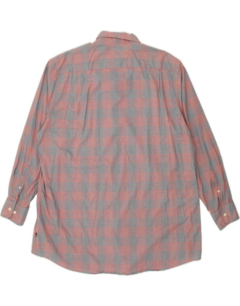 NAUTICA Mens Shirt 2XL Pink Check Cotton Vintage Nautica and Second-Hand Nautica from Messina Hembry 