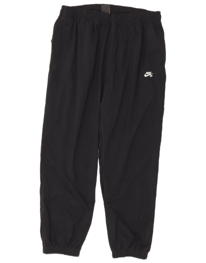 Nike Mens Tracksuit Trousers Joggers Medium  Black Nylon