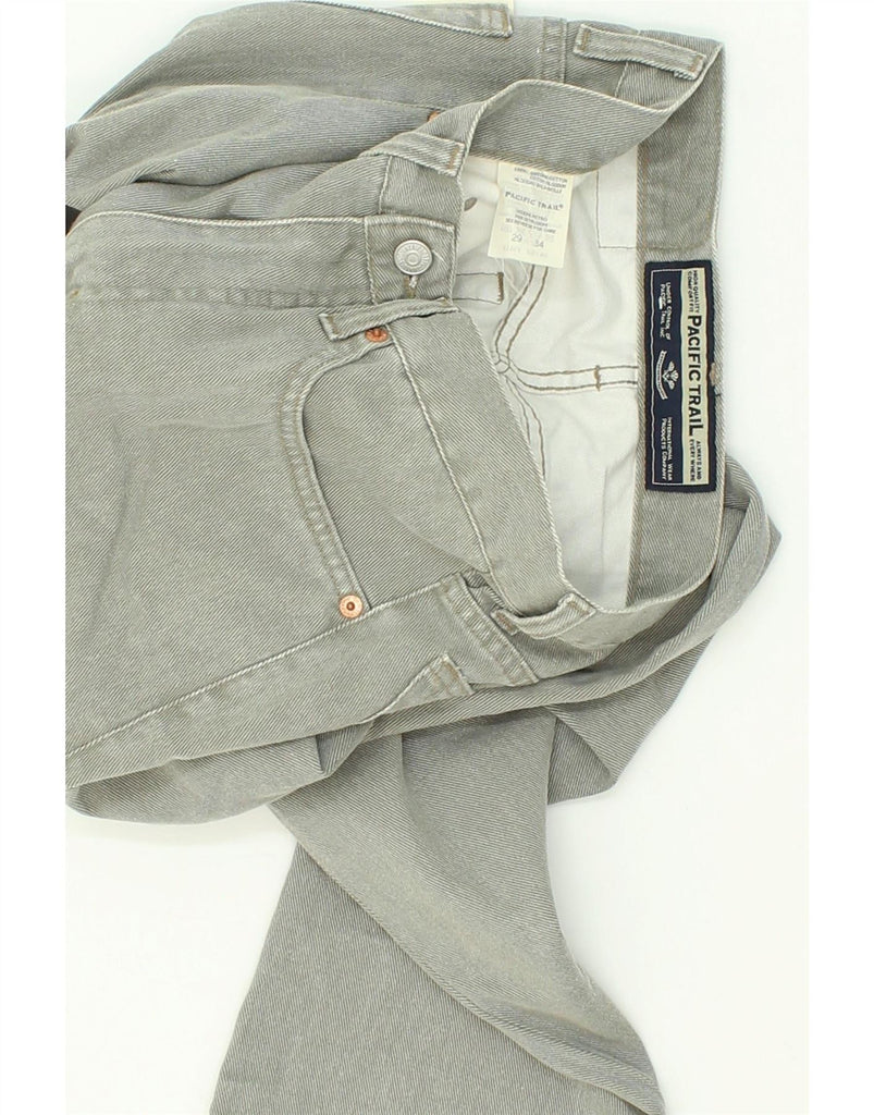 PACIFIC TRAIL Womens Straight Jeans W29 L27 Grey Cotton Vintage Pacific Trail and Second-Hand Pacific Trail from Messina Hembry 