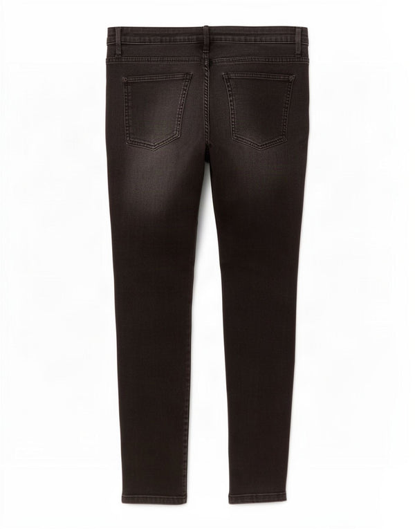 Marks & Spencer Womens Super Skinny Jeans UK 14 Large W32 L28 Black Cotton