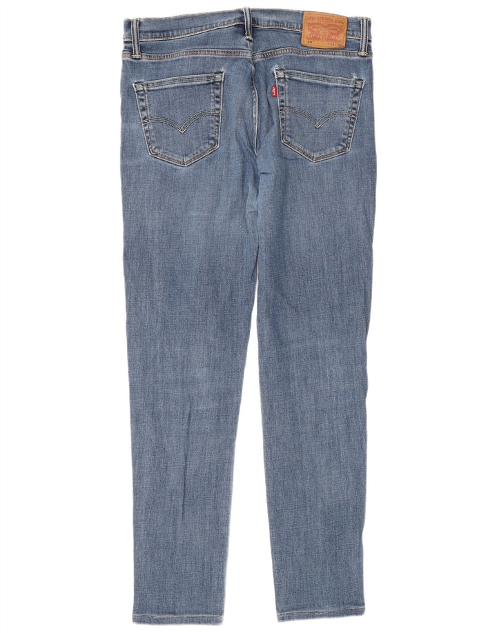 Levi's Mens 511 Slim Jeans W34 L32 Blue Cotton
