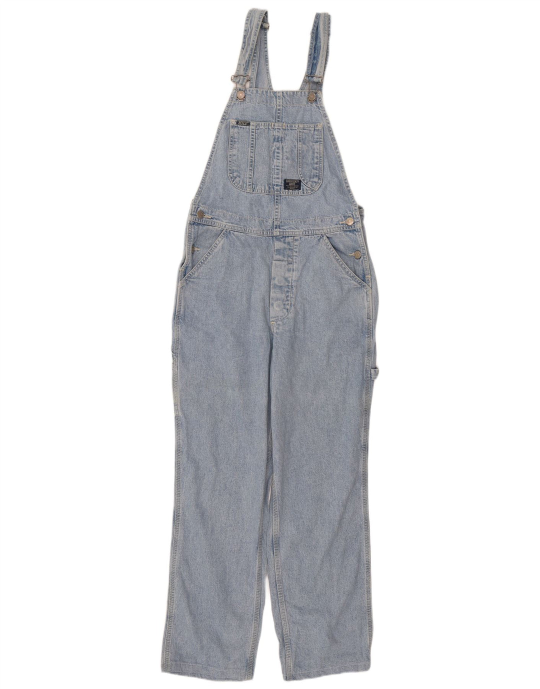 Rifle Womens Dungarees Straight Jeans W29 L27 Blue Cotton