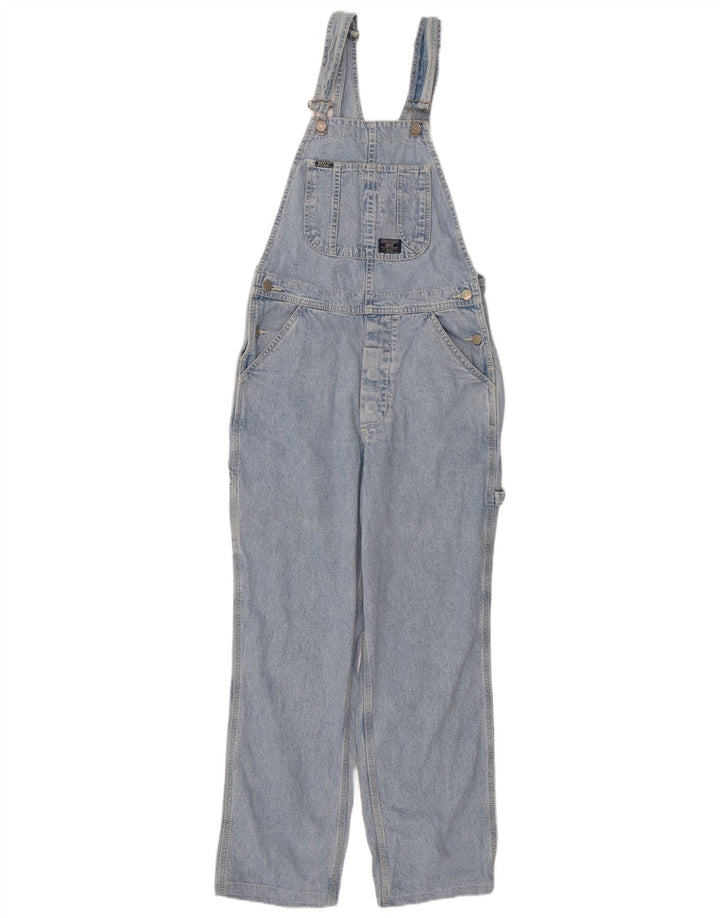 Rifle Womens Dungarees Straight Jeans W29 L27 Blue Cotton