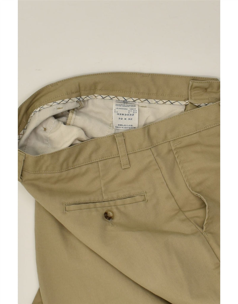 LEE Mens Total Freedom Straight Classic Fit Chino Trousers W32 L32 Beige | Vintage Lee | Thrift | Second-Hand Lee | Used Clothing | Messina Hembry 