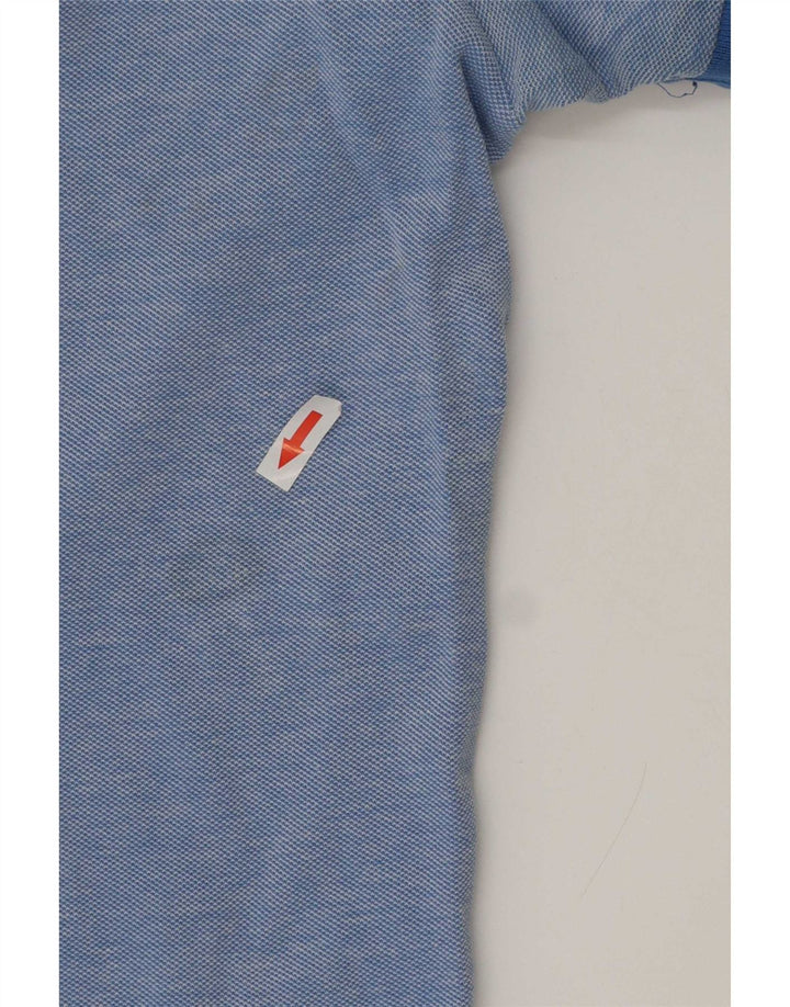 Gant Mens Polo Shirt XL Blue Flecked Cotton