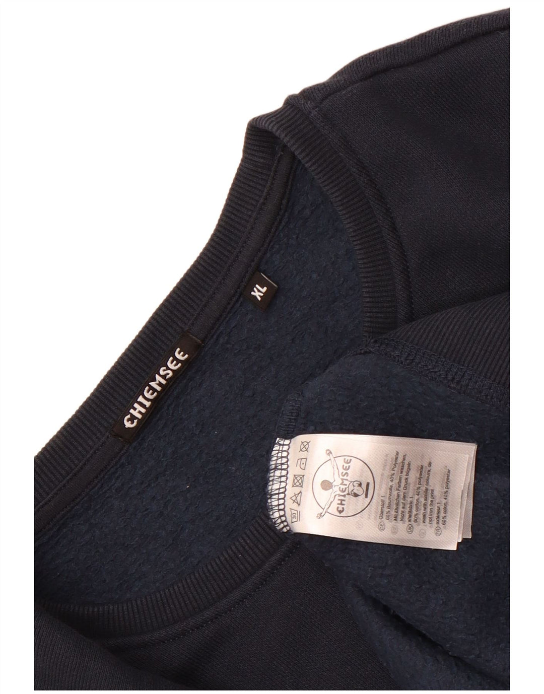 Chiemsee Mens Sweatshirt Jumper XL Navy Blue Cotton