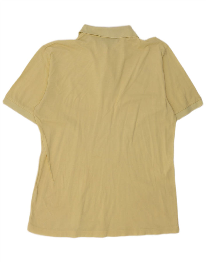 Valentino Mens Polo Shirt IT 54 2XL Yellow