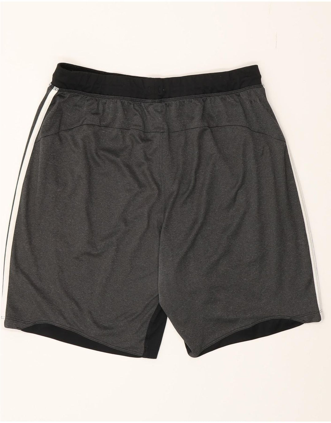 Adidas Mens Climalite Sport Shorts Large  Grey Colourblock Polyester