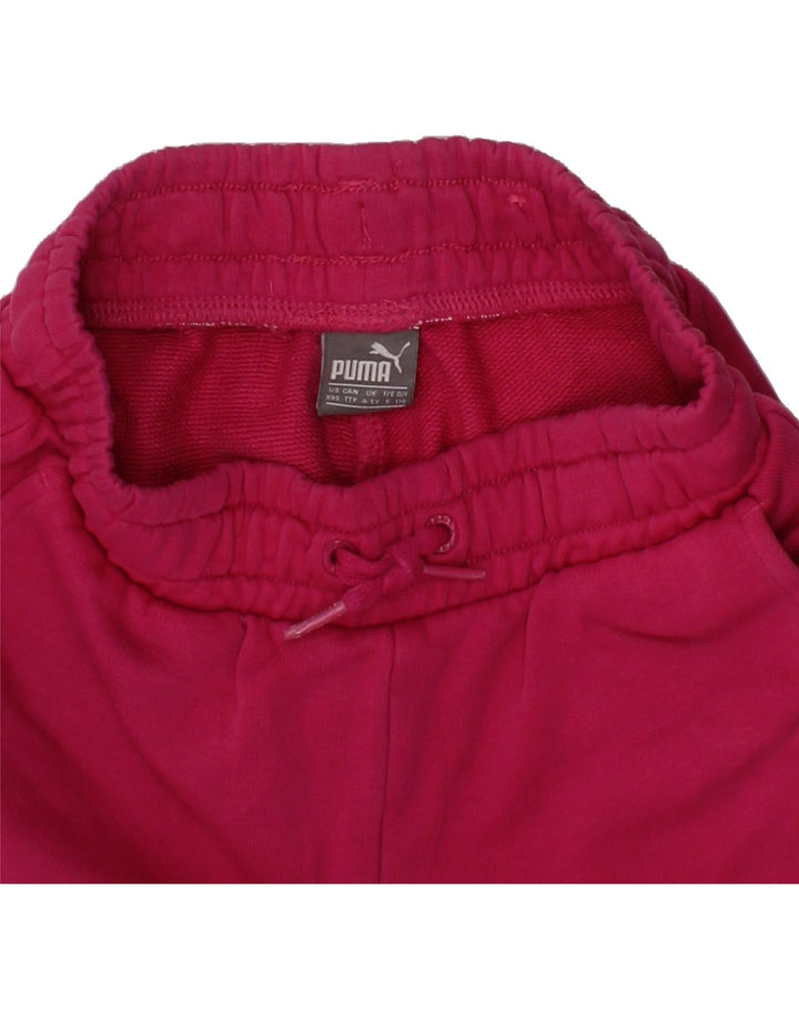 PUMA Girls Sport Shorts 4-5 Years  Pink Vintage Puma and Second-Hand Puma from Messina Hembry 